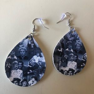 I love Lucy earring